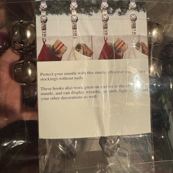 Jingle Bell Stocking Holders - Picture 2 of 3